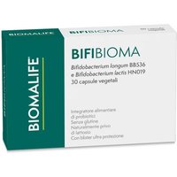 Biomalife Bifibioma Integratore Equilibrio Flora Intestinale, 30 Capsule