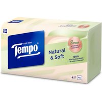 Tempo Natural & Soft Box Fazzoletti morbidi e resistenti, 70 fazzoletti
