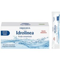 Erbamea Idrolinea Fluido Concentrato Integratore Alimentare, 20 Bustine