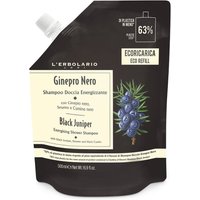 L'Erbolario Ginepro Nero - Ecoricarica Shampoo Doccia Energizzante, 500ml