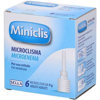 Sella Miniclis Microclisma Adulti Dispositivo Medico Evacuazione Feci, 6 microclismi
