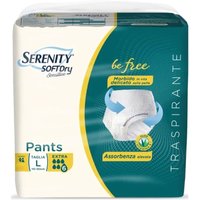 Serenity Pants Be Free Extra L - Pantaloni Serenity sd sensitive per l'incontinenza, 12 pezzi