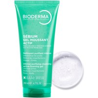 Bioderma Sebium - Gel Moussant Actif Gel Detergente Purificante, 200ml