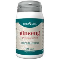 Erba Vita Monoplanta - Ginseng Integratore Tonico Adattogeno, 60 Capsule