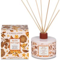 L'Erbolario Bacche Fiori Legni - Fragranza per Legni Profumati Profumatore Ambiente, 200ml