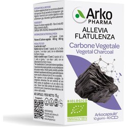 Arkopharma Arkocapsule - Carbone Vegetale Integratore Bio, 40 Capsule