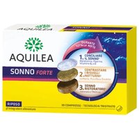 Aquilea Sonno Forte Integratore per il Sonno e il Rilassamento, 30 Compresse