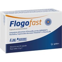 Golden Pharma Flogofast Integratore Benessere Muscoli Articolazioni, 20 Capsule