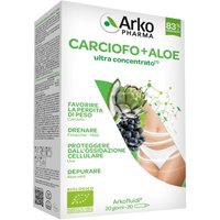 ArkoPharma Arkofluidi - Carciofo + Aloe Vera Ultra Concentrato, 20 flaconcini