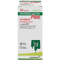 Enterolactis Plus Integratore 24 Miliardi Fermenti Lattici Vivi, 30 Capsule