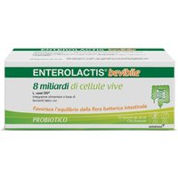 Enterolactis Bevibile Integratore di Fermenti Lattici Vivi, 12 Flaconi
