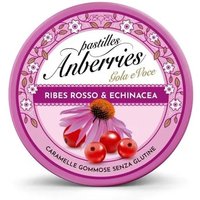 Anberries Gola e Voce Pastiglie Gommose Ribes Rosso e Echinacea, 50g