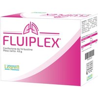 Laboratori Legren Fluiplex Integratore Alimentare Vie Respiratorie, 14 bustine