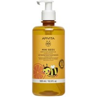 Apivita Mini Bees - Gentle Kids Shower Gel Detergente Bambini Arancia e Miele, 500ml