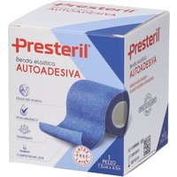 Presteril Benda Elastica Autoadesiva 7,5cm x 4,5m colore Blu