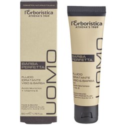 L'erboristica Di Athena's Dal 1969 Fluido Idratante Viso & Barba Acido Ialuronico E Vitamina E