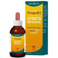 Erba Vita Propoli EVSP - Estratto Idro No Alcol Integratore Sistema Immunitario, 30ml
