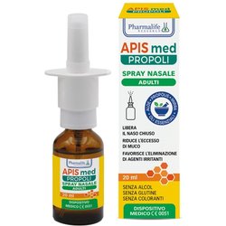 Pharmalife Research Apis Med Propoli - Spray Nasale Adulti Dispositivo Medico, 20Ml