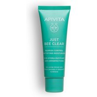 Apivita Just Bee Clear - Crema Idratante Opacizzante Anti-Imperfezioni, 40ml