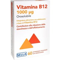 Sella Vitamina B12 Integratore Alimentare Orosolubile, 60 compresse