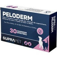 Suprapet Peloderm Cani e Gatti Integratore Perdita di Pelo, 30 Compresse