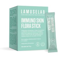 LaMuseLab Immuno Skin Flora Integratore di Fermenti Lattici, 30 stick