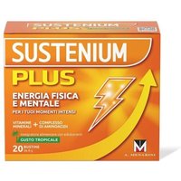 Sustenium Plus Integratore Alimentare Gusto Tropicale, 20 Bustine