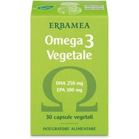 Erbamea Omega 3 Vegetale Integratore Alimentare, 30 capsule