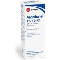 Argotone 1% + 0,9% Gocce Nasali Antisettico e Decongestionante Nasale, 20ml