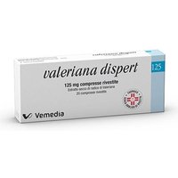 Valeriana Dispert 125mg contro Tensione Nervosa e Difficoltà nel Prendere Sonno, 20 Compresse Rivestite