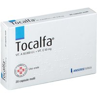 Tocalfa 50.000 Ui + 50 Mg Capsule Molli 20 Capsule Molli