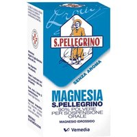Magnesia S.Pell 90% Polvere per Sospensione Orale Magnesio Idrossido Senza Aroma Trattamento Stitichezza Occasionale e Antiacido, 100g