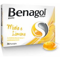 Benagol Miele e Limone Antisettico del Cavo Orale, 36 Pastiglie