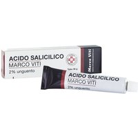 Acido Salicilico Mv 2% Unguento per Psoriasi Acne Seborrea Verruche Calli Eczema e Ittiosi, 30g