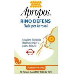 Apropos Rino Defens, 10 Fiale Aerosol da 2 ml - 20 ml Apropos Rino Defens, 10 Fiale Aerosol da 2 ml - 20 ml