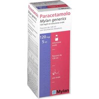 Paracetamolo My 120mg/5ml Soluzione Orale Antipiretico e Analgesico, 120ml