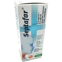 Septafar 1,5 Mg/Ml + 5 Mg/Ml Spray Per Mucosa Orale, Soluzione 1 Contenitore In Hdpe Con Pompa Spray Da 30 Ml/250 Erogazioni