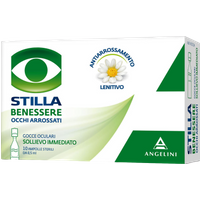 Angelini Stilla Benessere - Gocce oculari Angelini per gli occhi arrossati, 10 ampolle da 0,5 ml