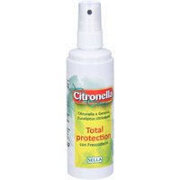 Sella Citronella Total Protection Natural - Total protection spray antizanzare, 100 ml