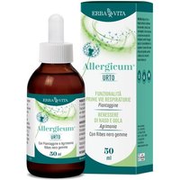 Erba Vita Allergicum Urto - Integratore in gocce per le naturali difese e le vie respiratorie, 50 ml