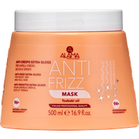 Alama Maschera Anti-Frizz & Gloss - Maschera districante e illuminante per capelli crespi, 500 ml