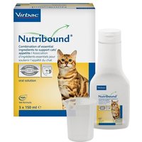 Virbac Nutribound gatti 150 ml - Soluzione orale appetibile per la convalescenza, 3 flaconi