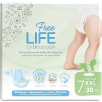 Ontex Freelife by Bebecash XXL - Pannolini taglia 7 per bambini oltre i 15 kg, 30 pezzi