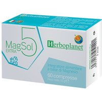 Herboplanet Magsol 5 Plus - Integratore di magnesio e betacarotene per la stanchezza, 60 compresse