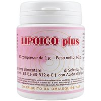 Omniaequipe Lipoico Plus 600 compresse - Integratore per le neuropatie, 60 compresse da 1100 mg