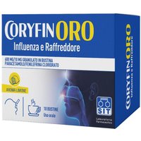 Sit Coryfinoro Influenza e Raffreddore - Granulato per dolore, febbre e congestione, 10 bustine