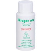 Teofarma Ektogan neo polvere - Polvere dermoprotettiva antimicrobica per la pelle irritata, 20 g