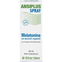 Stardea Ansiplus melatonina spray - Integratore alimentare per il sonno e il rilassamento, 20 ml