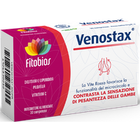 Fitobios Venostax - integratore alimentare per il microcircolo, 30 compresse