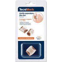 Tecniwork Anello separatore bio-gel per alluce S - Separatore in gel per alleviare dolore, 1 pezzo